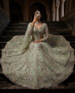 Presenting New Heavy Embroidery work Designer Soft Net Lahenga Collection - Image 14