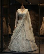Presenting New Heavy Embroidery work Designer Soft Net Lahenga Collection