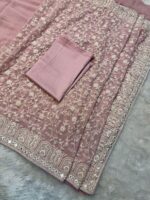 Presenting New Designer Georgette embroidery work saree collection - Image 4