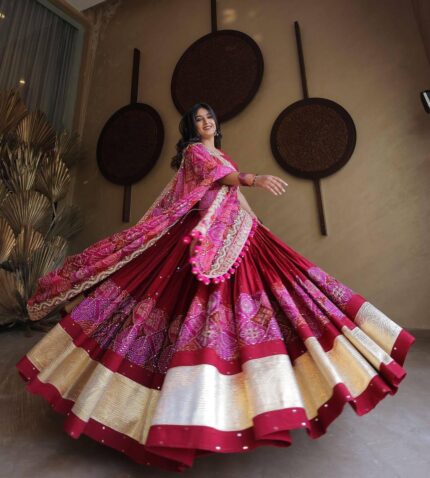 Presenting New Printed Navratri special Lahenga choli collection
