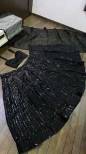Hot Black Lahenga collection - Image 3