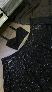 Hot Black Lahenga collection - Image 4