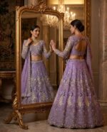 Launching 4 meter flared coding sequences work Lahenga choli collection - Image 13