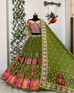 Presenting New Designer printed Lahenga choli collection