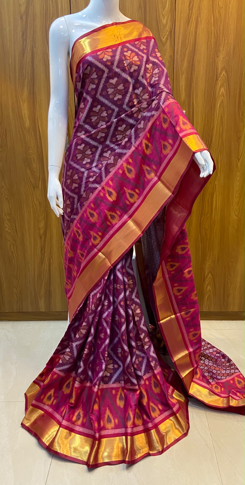 IMG-20260722-WA0205 Presenting New pattola printed saree collection - Image 1