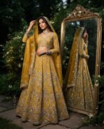 Launching New 4 meter flared premium quality soft net Lahenga choli collection - Image 13