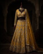 Launching New 4 meter flared premium quality soft net Lahenga choli collection - Image 4