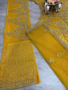 Launching New 4 meter flared premium quality soft net Lahenga choli collection - Image 22