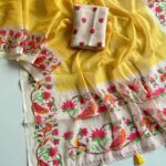 Presenting New Premium Soft linen saree collection