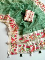 Presenting New Premium Soft linen saree collection - Image 7