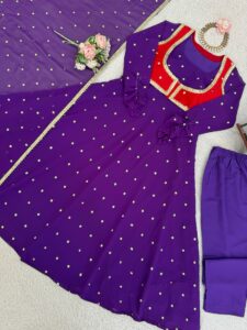 Presenting New Designer Anarkali suit collection - Image 9