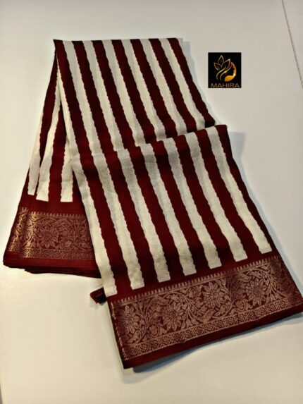 Presenting New Beautiful light weight pure Dola silk saree collection