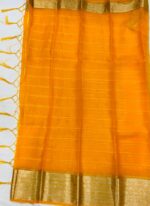 Presenting New pure jacquard weaving organza silk all over saree collection - Image 13