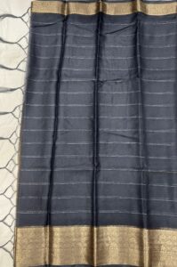 Presenting New pure jacquard weaving organza silk all over saree collection - Image 16