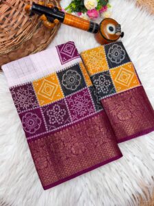 Premium soft Dola Silk saree collection - Image 5