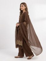 Presenting New Designing Embroidery work Top Plazzo with dupatta set - Image 6