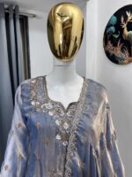 Presenting New Festival Season Heavy Embroidery work Top Farsi Plazzo with dupatta set - Image 2