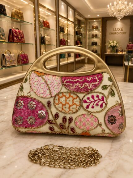 Indian Now Bridal Wedding Bucket clutch Sling bag