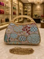 Indian Now Bridal Wedding Bucket clutch Sling bag - Image 2