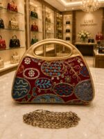 Indian Now Bridal Wedding Bucket clutch Sling bag - Image 3