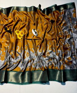 Presenting New soft Magal giri semi dola silk saree collection - Image 4