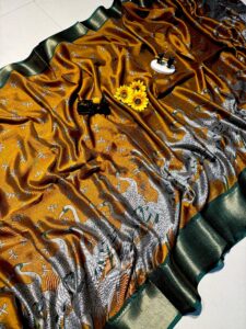 Presenting New soft Magal giri semi dola silk saree collection - Image 5