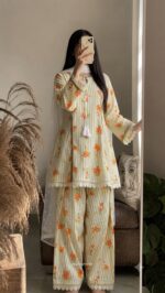Presenting New Top Farsi pant with Dupatta set collection - Image 2