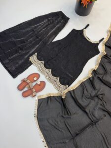 Presenting New women ethnic wear Top Bottom with dupatta set - Image 22
