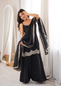 Presenting New women ethnic wear Top Bottom with dupatta set - Image 3