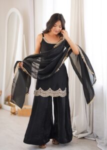 Presenting New women ethnic wear Top Bottom with dupatta set - Image 11