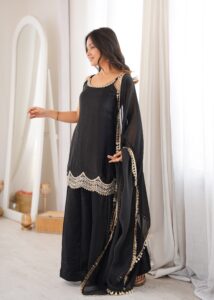 Presenting New women ethnic wear Top Bottom with dupatta set - Image 5