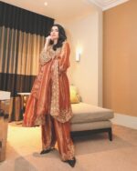 Presenting New Designer Top Plazzo with dupatta set
