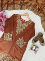 Presenting New Designer Top Plazzo with dupatta set - Image 5