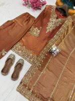Presenting New Designer Top Plazzo with dupatta set - Image 8