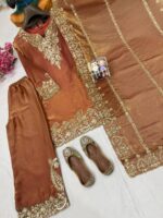 Presenting New Designer Top Plazzo with dupatta set - Image 7