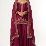Presenting New Designer kurti Plazzo with dupatta set
