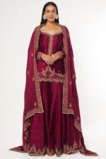 Presenting New Designer kurti Plazzo with dupatta set