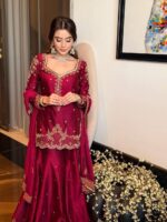 Presenting New Designer kurti Plazzo with dupatta set - Image 5