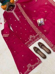 Presenting New Designer kurti Plazzo with dupatta set - Image 22