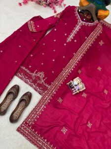Presenting New Designer kurti Plazzo with dupatta set - Image 21