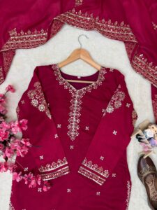 Presenting New Designer kurti Plazzo with dupatta set - Image 16