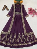 Launching New Designer Trending indo-western Lahenga choli set collection - Image 18