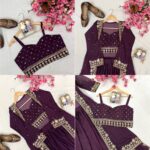 Launching New Designer Trending indo-western Lahenga choli set collection - Image 21