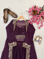 Launching New Designer Trending indo-western Lahenga choli set collection - Image 13