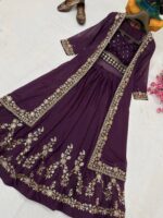 Launching New Designer Trending indo-western Lahenga choli set collection - Image 17