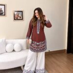 Launching New Designer Trending Kurti plazzo set