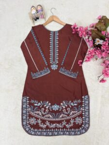 Launching New Designer Trending Kurti plazzo set - Image 6