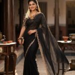 Rangoli chiffon saree Embroidery design Fancy saree collection