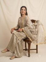 Presenting New Designer Kurta plazzo with Dupatta set - Image 3