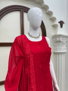 Premium New Quality Designer Kurta pant with dupatta set - Image 7